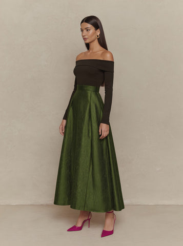 Autumn A-Line Midi Skirt Regular Waistline Casual Style Women's Fashion High Quality Fabric Comfortable Fit Skirts