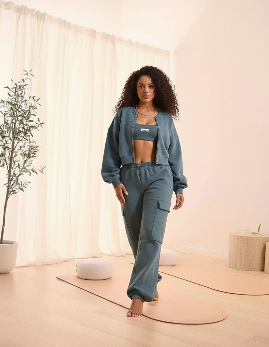 Autumn Winter Casual Fit Suit Trousers Women's Fashion Ensemble Long Pants Set Comfortable Style Clothing