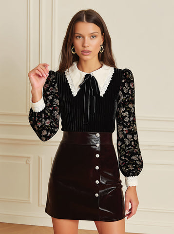 Autumn Tight Fit Casual Shirt Collared Style Regular Length Women's Top Fashion Comfortable Breathable Clothing