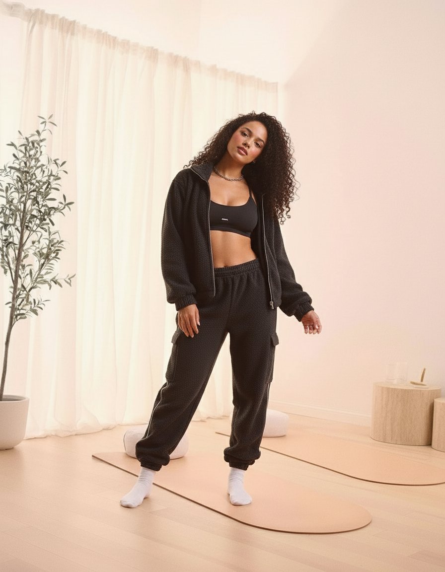 Autumn Winter Casual Fit Suit Trousers Women's Fashion Ensemble Long Pants Set Comfortable Style For Leisure