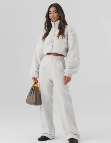 Women's Coat Autumn Winter Casual Style Soft Cozy Outerwear for Fall Winter Season Solid Color Long Sleeve High Neck